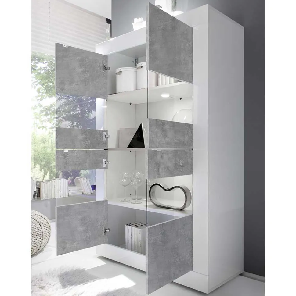 Wohnzimmerwand modern Endion