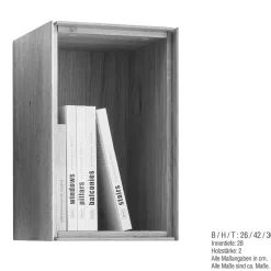 Wohnzimmerwand modern Rennia