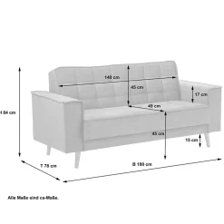 Zweiersofa Jason