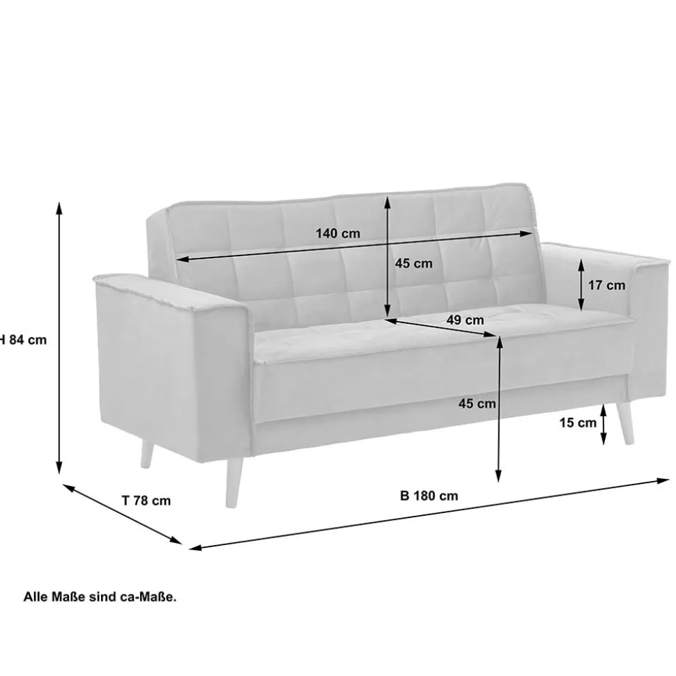 Zweiersofa Jason